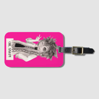 Anime Guy O SNAP、オリジナルスケッチ ラゲッジタグ
