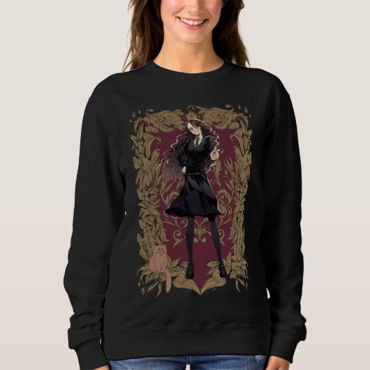 Anime Harmione Grangerフレー華美ム スウェットシャツ (正面)