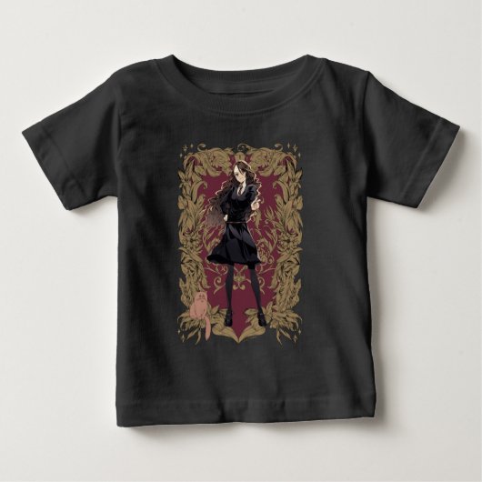 Anime Harmione Grangerフレー華美ム ベビーTシャツ (正面)