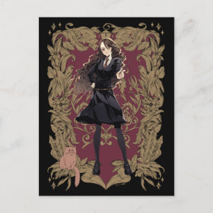 Anime Harmione Grangerフレー華美ム ポストカード
