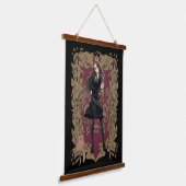 Anime Harmione Grangerフレー華美ム 吊り下げ型タペストリー (傾斜あり)