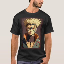 Anime Hero Yellow Haired Warrior Tシャツ