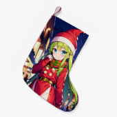Anime Holiday Girl Christmas Stocking スモールクリスマスストッキング (正面 (吊り時))