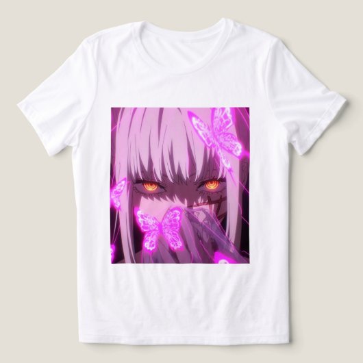 anime ia girl pink 4k写真 トライブレンドTシャツ (デザイン正面)