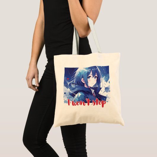 Anime- inspired design bag with Expressive Note トートバッグ (正面(商品))