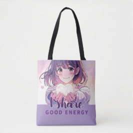 Anime- inspired design bag with Expressive Note トートバッグ
