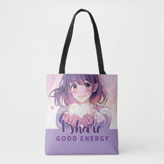 Anime- inspired design bag with Expressive Note トートバッグ