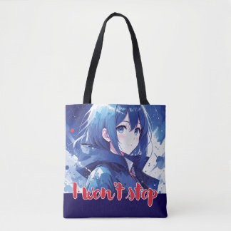 Anime- inspired design bag with Expressive Note トートバッグ