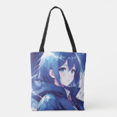 Anime- inspired design bag with Expressive Note トートバッグ (裏面)
