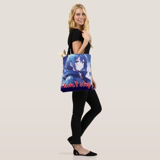 Anime- inspired design bag with Expressive Note トートバッグ (モデル)