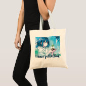 Anime- inspired design bag with Expressive Note トートバッグ (正面(商品))