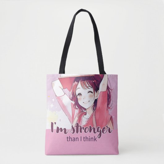 Anime- inspired design bag with Expressive Note トートバッグ (正面)