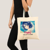 Anime- inspired design bag with Expressive Note トートバッグ (正面(商品))