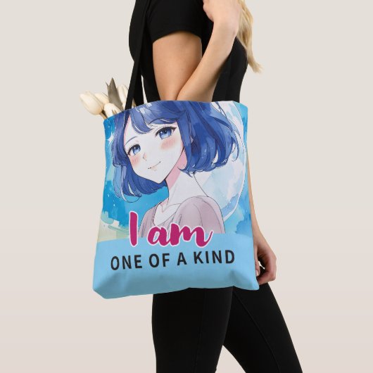 Anime- inspired design bag with Expressive Note トートバッグ (クローズアップ)