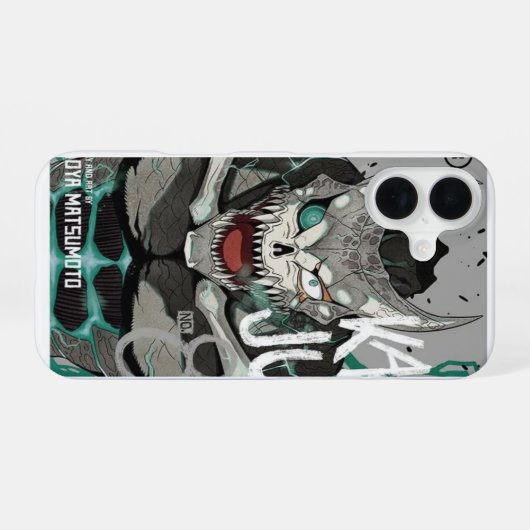 anime-inspired monster design iPhone 16ケース (裏面横)