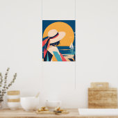 Anime inspo 印刷 No 9 青を超えて ポスター (キッチン)
