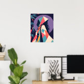 Anime inspo print No 10 Moonlit Secret ポスター (ホームオフィス)