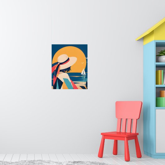 Anime inspo print No 9 Beyond the Blue ポスター (子ども部屋1)