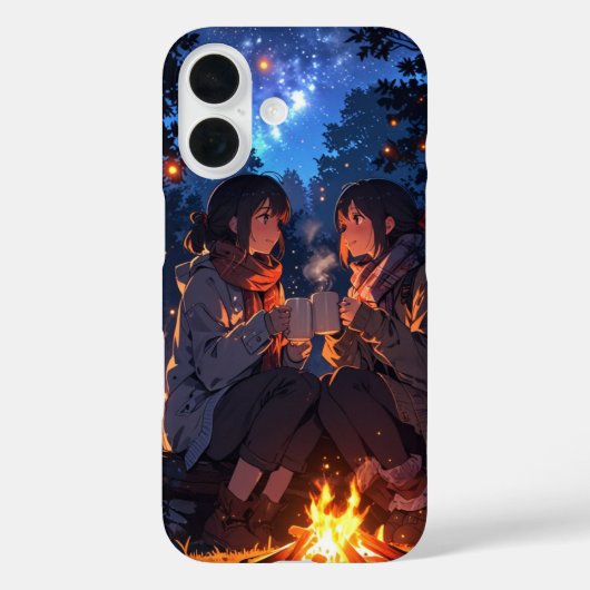 Anime iPhone 16ケース – かわいい&クールマンガデザイン Case-Mate iPhoneケース (裏面)