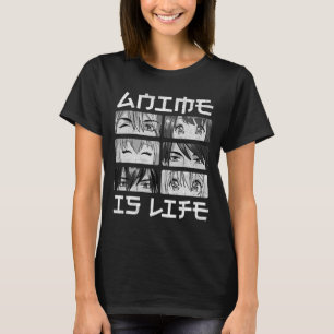 Anime is Life Boy Girlマンガラバーギフトアニメマー Tシャツ