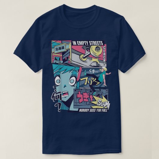Anime Japanimation Japanime Japanese manga otaku q Tシャツ (デザイン正面)