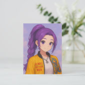 Anime K-Pop Idol Group | Original Manga-Style Pop  インビテーションポストカード (スタンド正面)