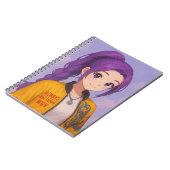 Anime K-Pop Idol Group | Original Manga-Style Pop  ノートブック (左側)