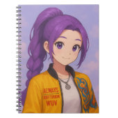 Anime K-Pop Idol Group | Original Manga-Style Pop  ノートブック (正面)