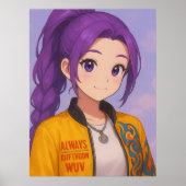 Anime K-Pop Idol Group | Original Manga-Style Pop ポスター (正面)