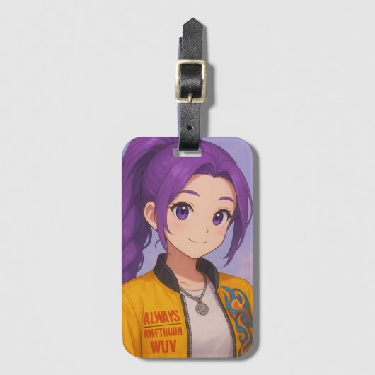 Anime K-Pop Idol Group | Original Manga-Style Pop  ラゲッジタグ (正面縦)