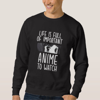 Anime Kawaii for boys and girls スウェットシャツ