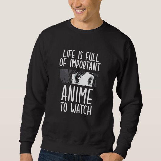 Anime Kawaii for boys and girls スウェットシャツ (正面)