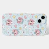 Anime Kawaii in Pastel Colors with Hearts and Star Case-Mate iPhoneケース (裏面 (横))