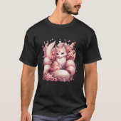 Anime Kawaii Kitsune Fox Japanese Nine Tailed Magi Tシャツ (正面)