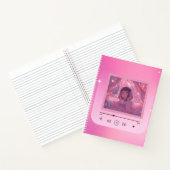 Anime Lo-fi Girl Music Player Notebook ノートブック (内部)