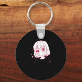 "Anime Love Vibes" キーホルダー (正面)