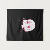 "Anime Love Vibes" タペストリー (正面(横))