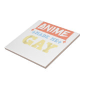 Anime Made MeゲイおもしろいミームLBGTQゲイプライド タイル (側面)
