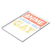 Anime Made MeゲイおもしろいミームLBGTQゲイプライド ノートブック (左側)