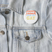 Anime Made MeゲイおもしろいミームLBGTQゲイプライド 缶バッジ (インサイチュ)
