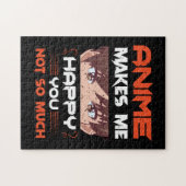 Anime Makes Me Happy You Not So Much ジグソーパズル (横)