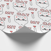 Anime Manga Chibi Japan Stil Katze Babykatze ラッピングペーパー (角)