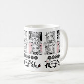 Anime Manga Panel Grid Ceramic Mug コーヒーマグカップ (正面右)