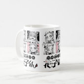 Anime Manga Panel Grid Ceramic Mug コーヒーマグカップ (正面左)