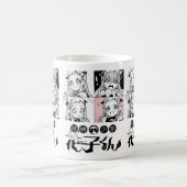 Anime Manga Panel Grid Ceramic Mug コーヒーマグカップ (中央)