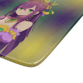 Anime Mardi Gras King cake カッティングボード (角)