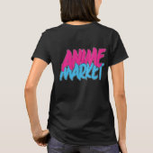 Anime Market Woman shirt Tシャツ (裏面)