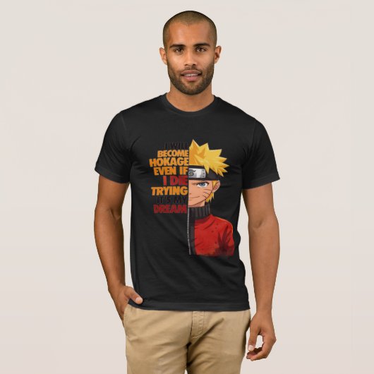 Anime Ninja Tシャツ (正面フル)