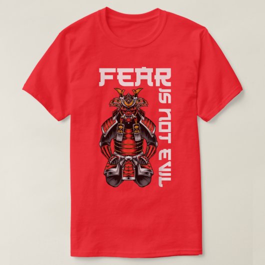 Anime Ninjas - Fear Is Not Evil - Samurais - Katan Tシャツ (デザイン正面)