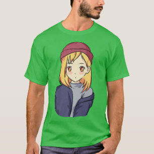 Anime Otaku Girl  Autumn  Japan Culture Art  Aesth Tシャツ